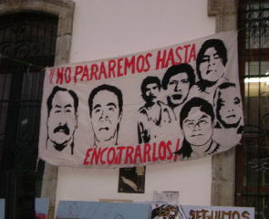 Francisco Paredes Ruiz, Edmundo Reyes Amaya, Gabriel Alberto Cruz Sánchez, Lauro Juárez, DETENUTI SCOMPARSI in Messico nel 2007